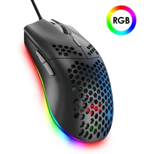 Havit GAMENOTE MS1023 RGB Backlit Programmable USB Gaming Mouse – Black Color