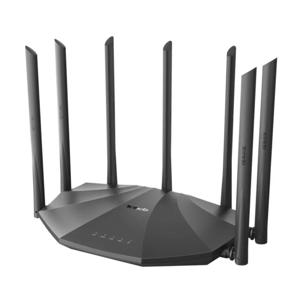 Tenda AC23 2033mbps AC2100 7 Antenna Dual Band Gigabit Wireless Router (Black)