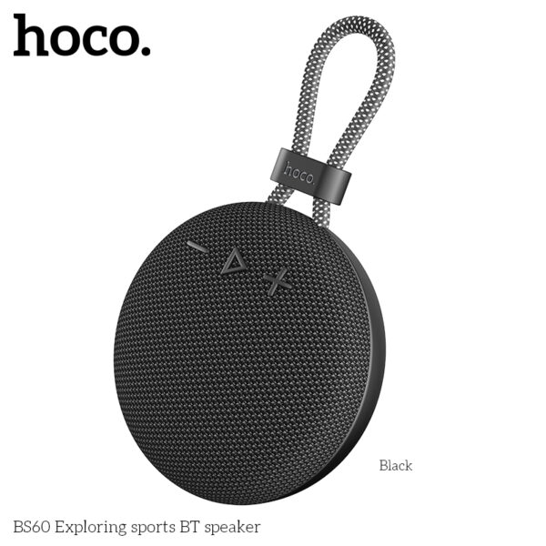 Hoco BS60 Mini Portable Sports Speaker – Black Color