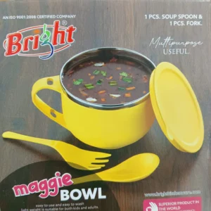 Maggi & Soup Bowl Set – Yellow Color